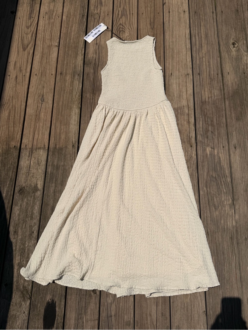 Mustard Seed Cream Textured Dress - Picture 5 of 5